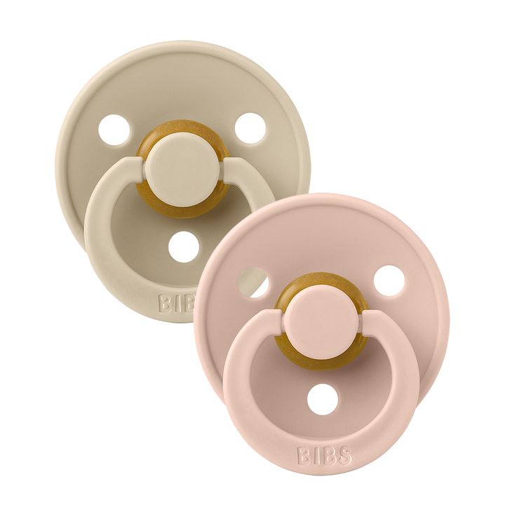 BIBS colour 2-pack pacifier vanilla | blush Pacifier BIBS