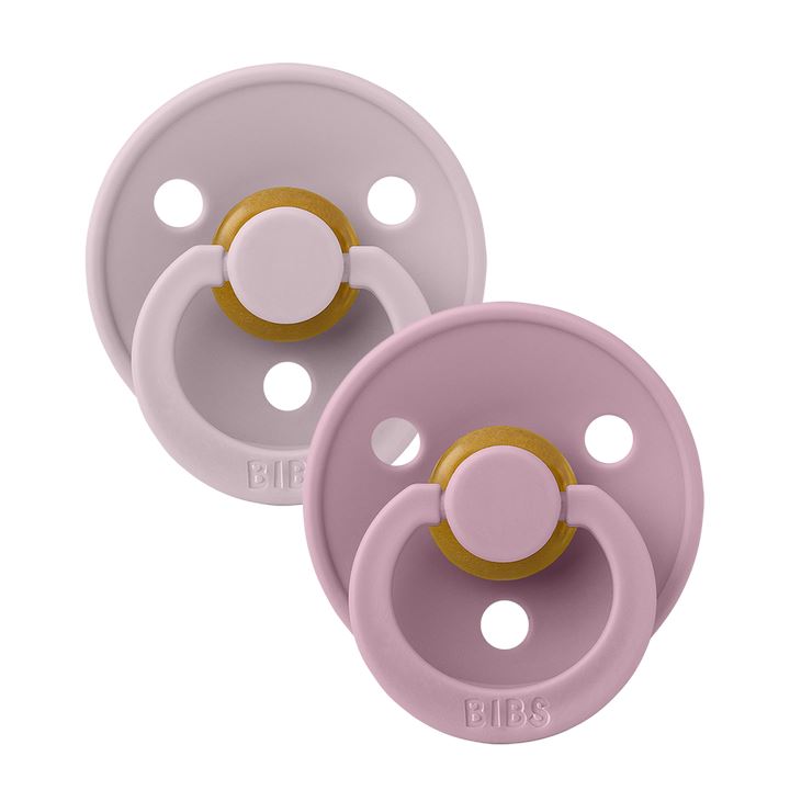 BIBS colour 2-pack pacifier dusky lilac | heather Pacifier BIBS
