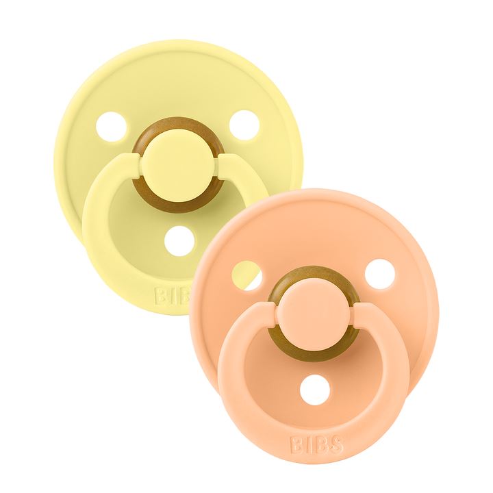 BIBS colour 2-pack pacifier sunshine | peach sunset Pacifier BIBS