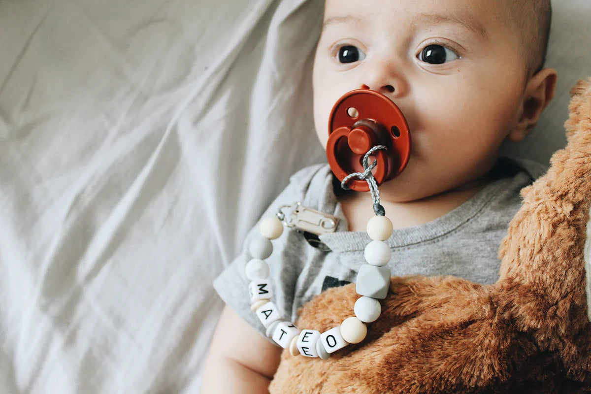 1 chupeta redonda rust BIBS Colour