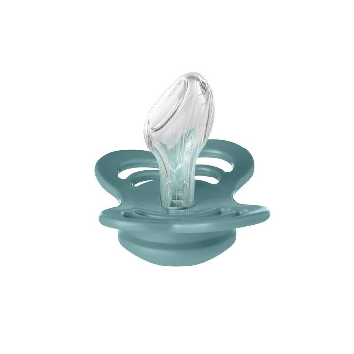 2 chupetas anatómicas silicone BIBS Couture nordic mint | island sea