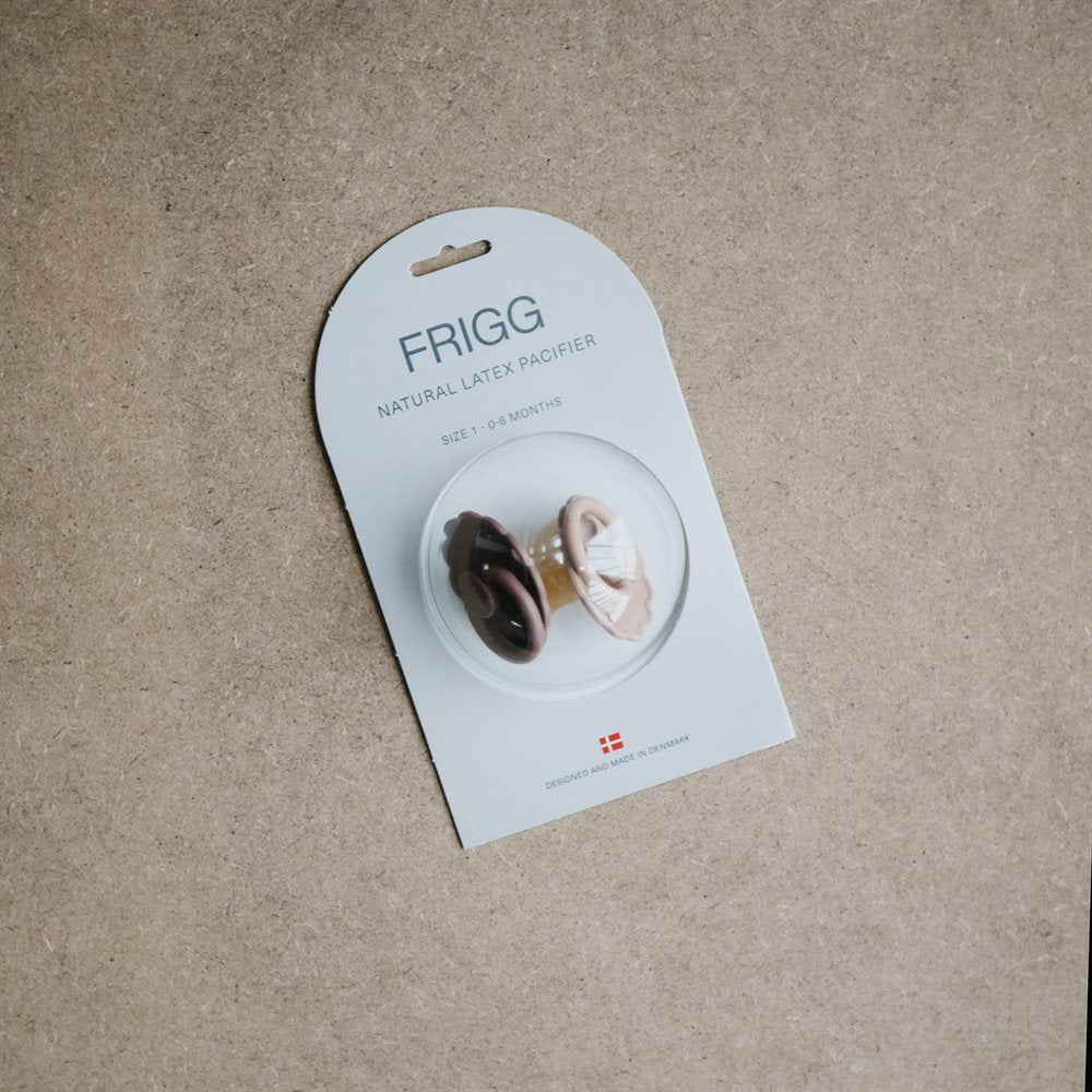 2-pack daisy pacifier aurora/croissant FRIGG Pacifier FRIGG