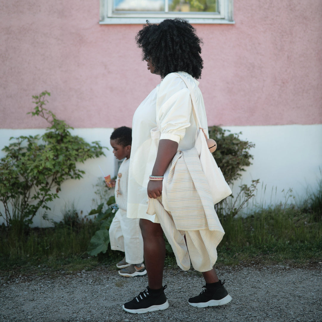 3 mordedores-pulseira pérolas Mellow/Terracotta/Periwinkle Teether mushie