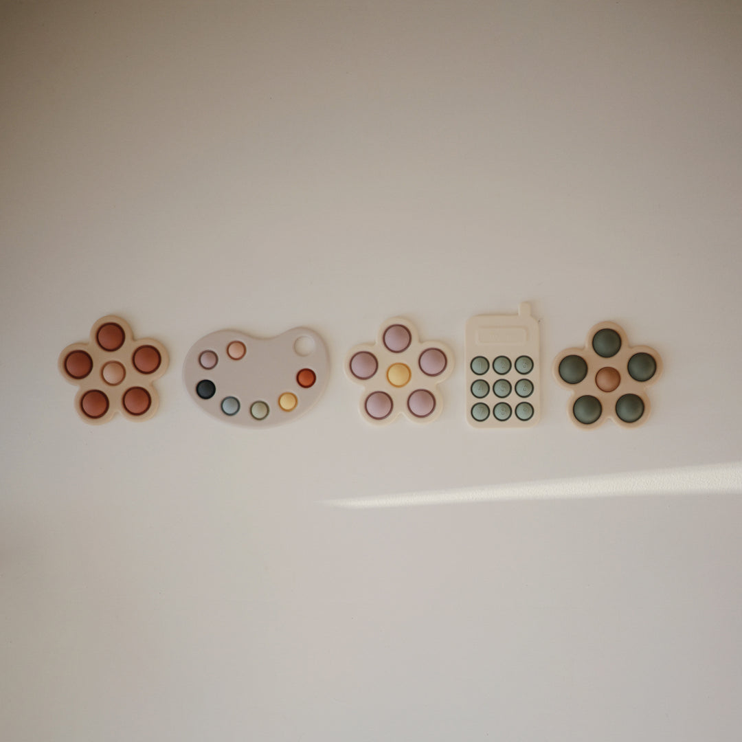 Flower press toy Rose/Blush/Shifting Sand mushie Toys mushie