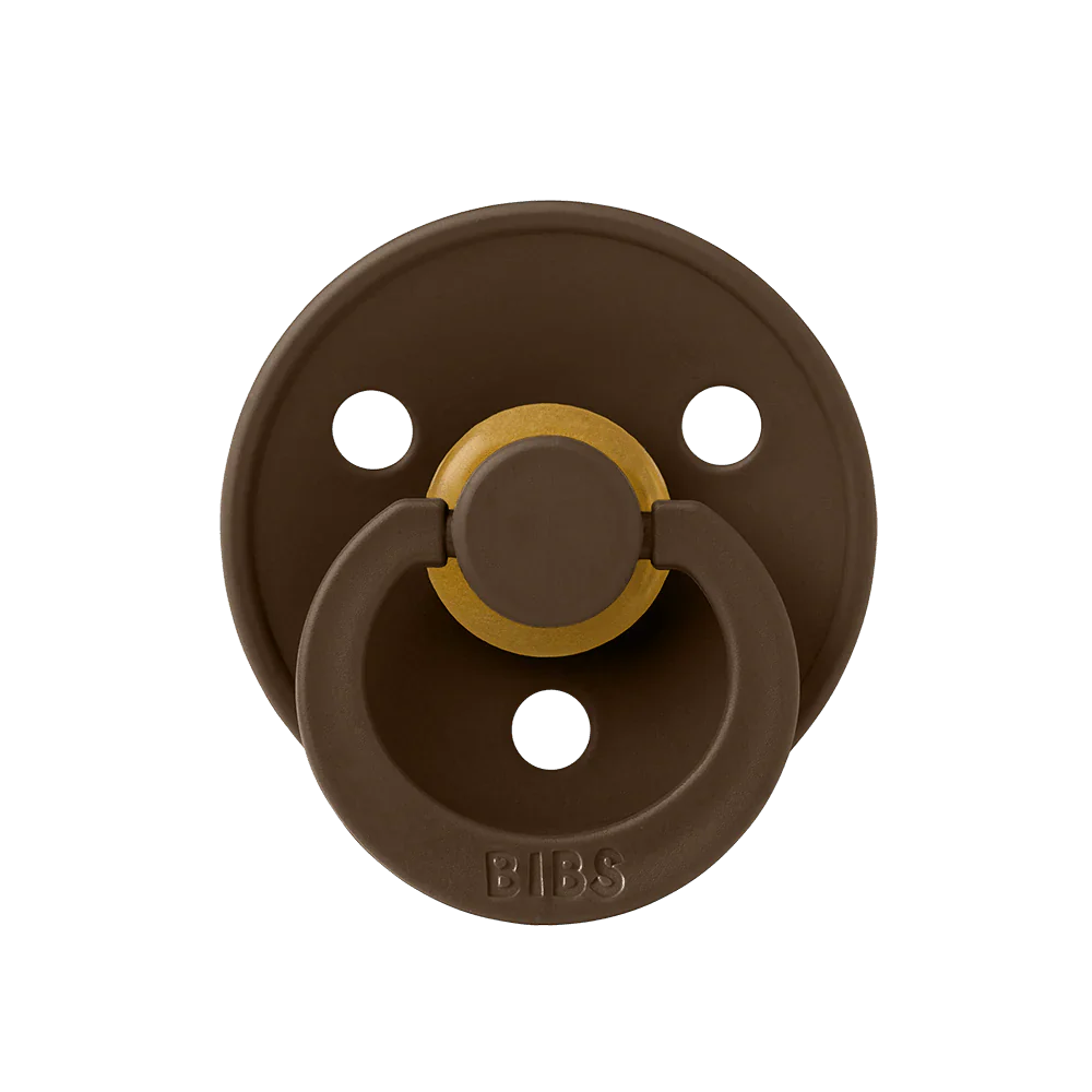 1 chupeta redonda chocolate BIBS Colour 0+ meses