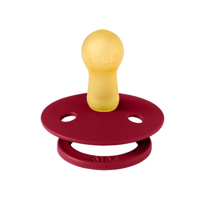 BIBS colour 2-pack pacifier coral | ruby Pacifier BIBS