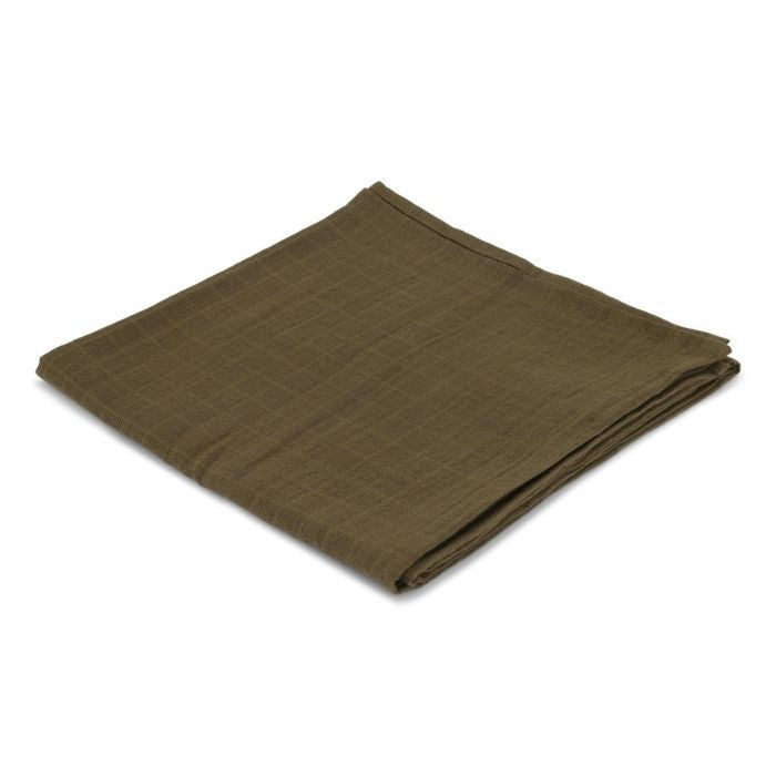 Musselina swaddle 120 cm fir green