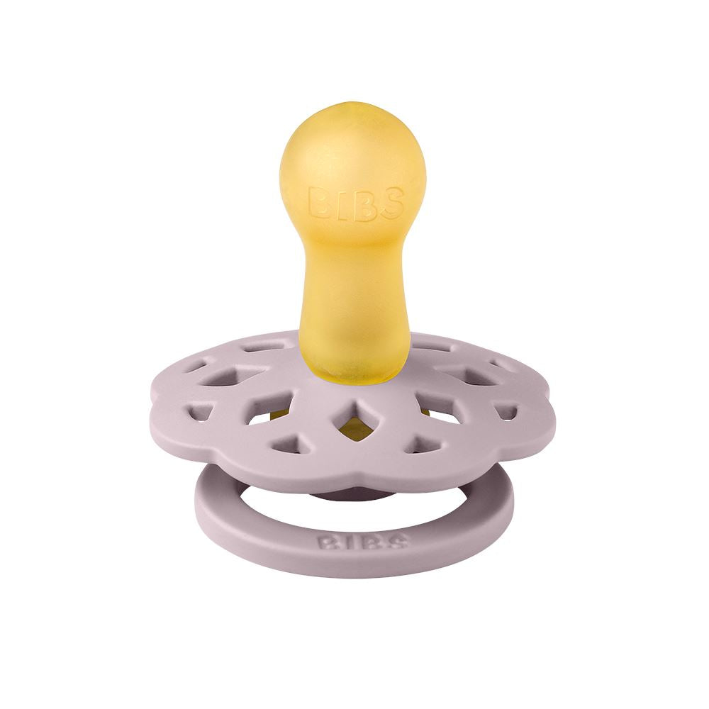BIBS pacifier 2-pack Boheme Blossom/Dusky Lilac Pacifier BIBS