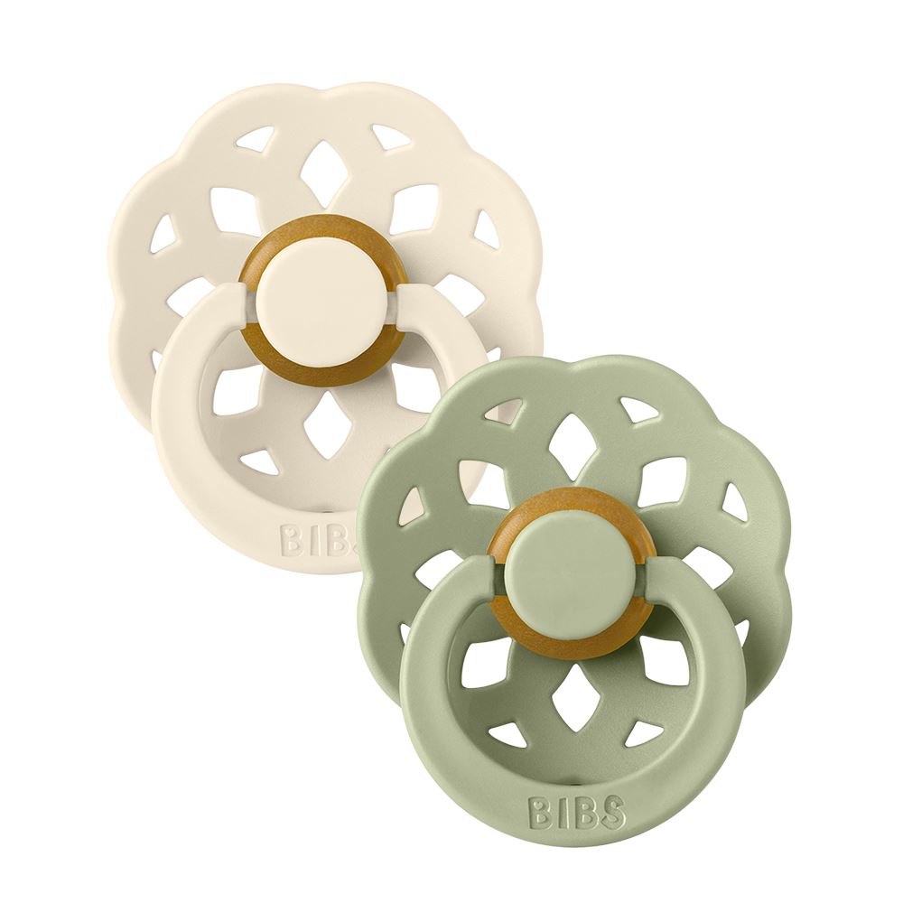 BIBS pacifier 2-pack Boheme ivory sage Pacifier BIBS