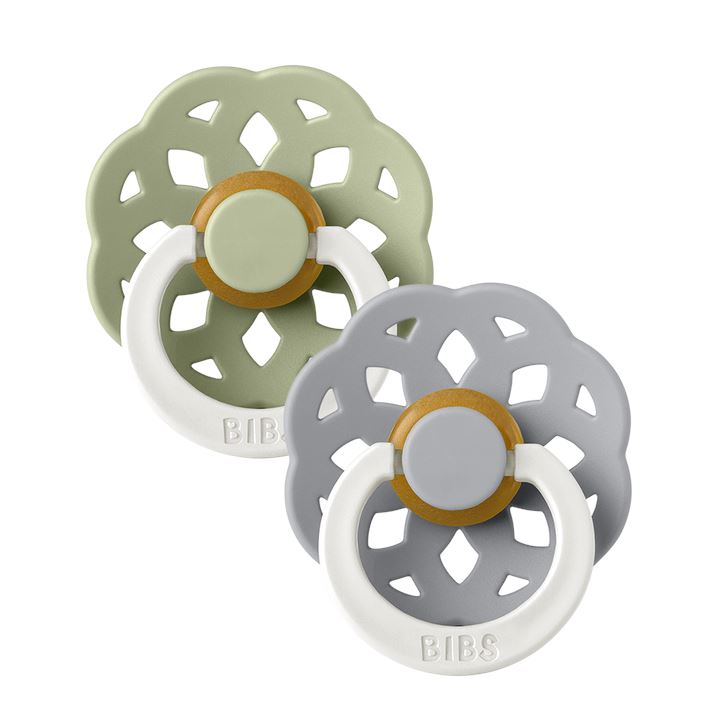 BIBS pacifier 2-pack Boheme NIGHT sage | cloud Pacifier BIBS