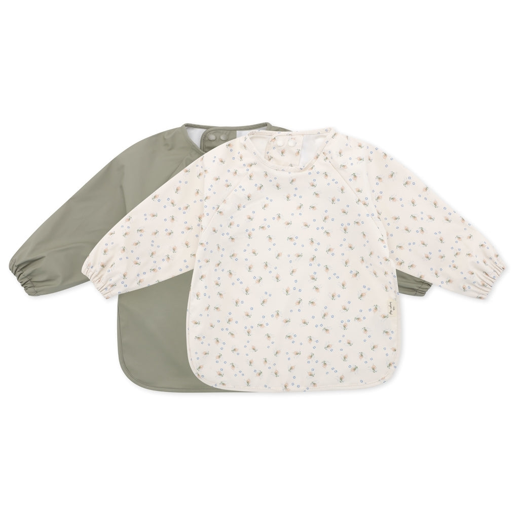 2-pack dinner bib long sleeve brise d&