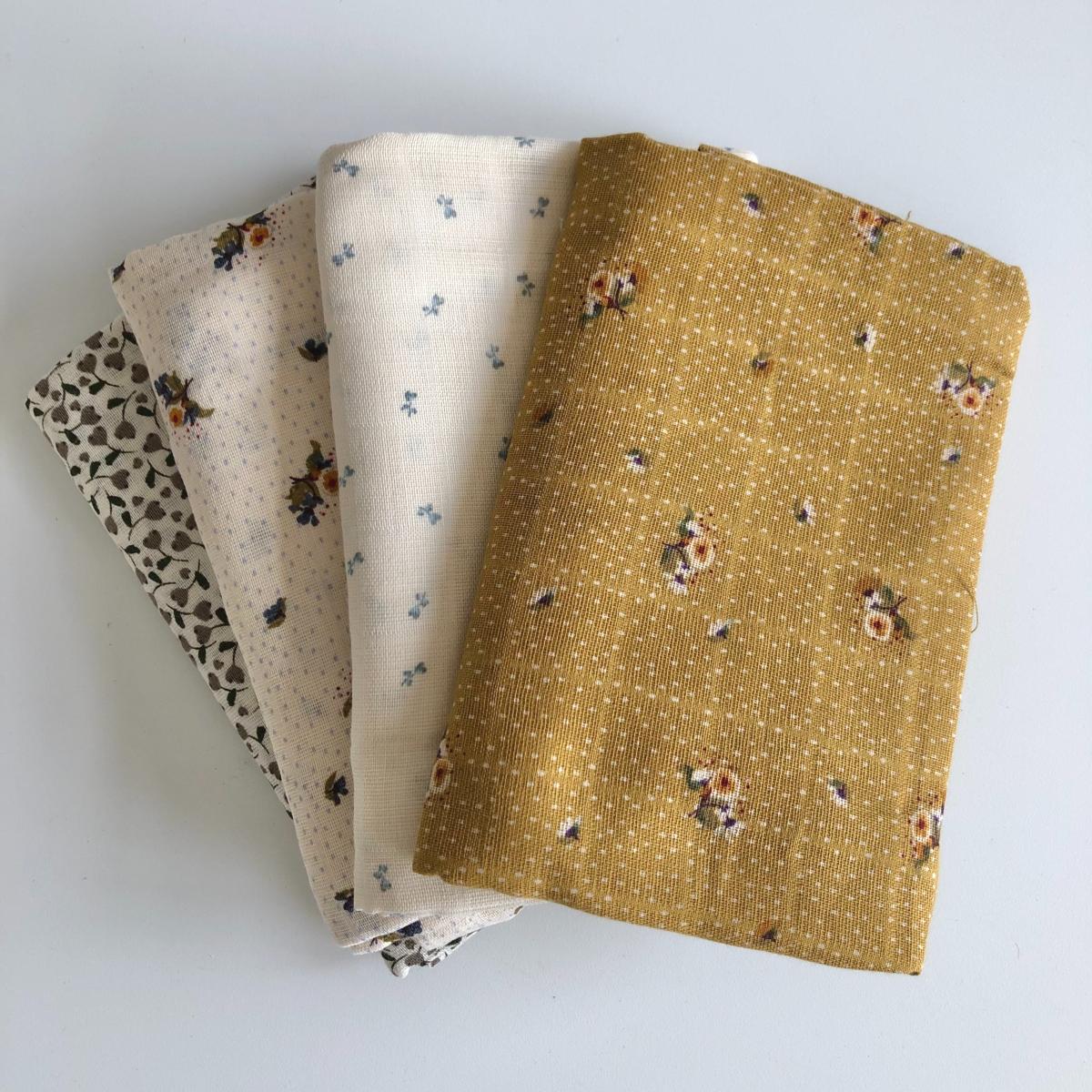 3 pack muslin cloth - flower bouquet birk dijon Konges sløjd Muslin Konges sløjd