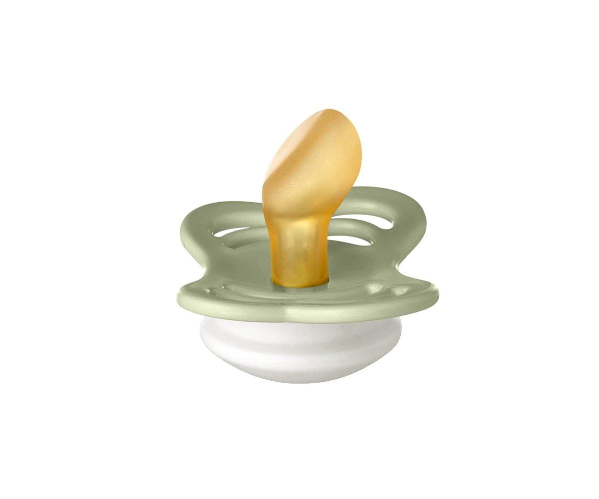 2 chupetas BIBS Couture NIGHT látex sage + cloud BIBS