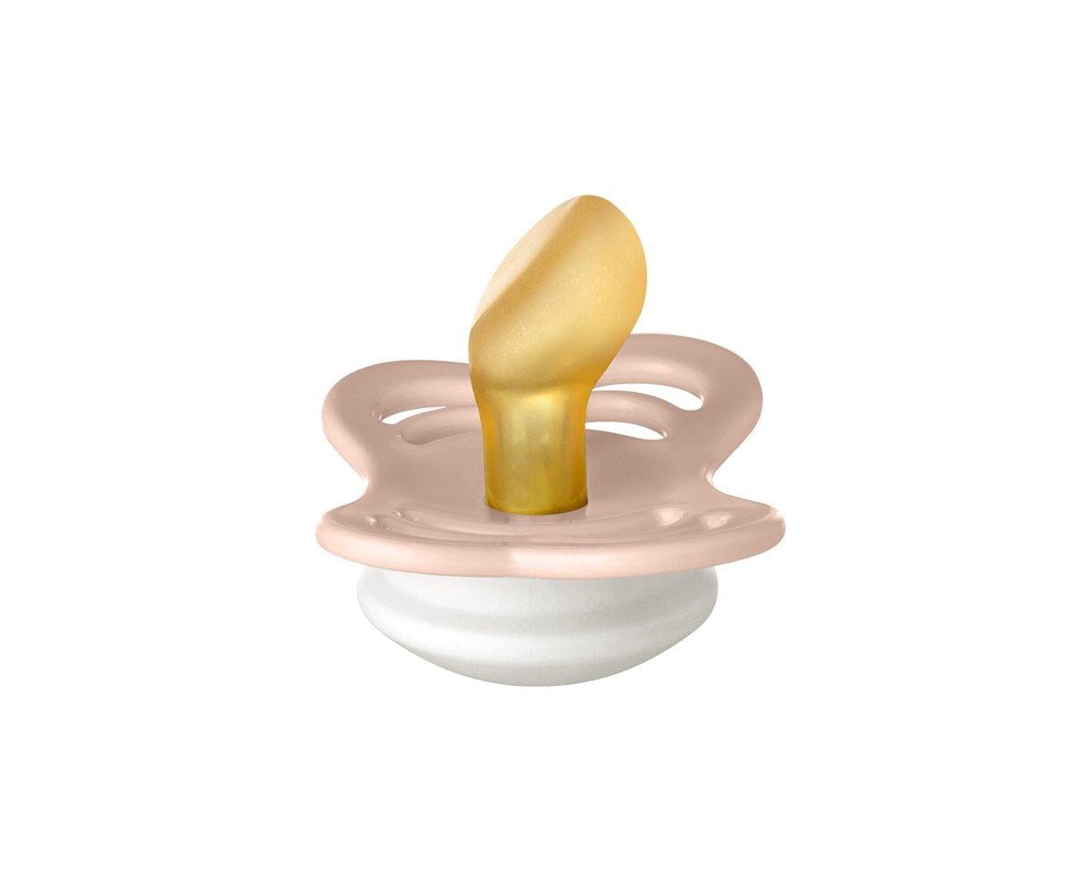 2 chupetas BIBS Couture NIGHT látex blush + vanilla BIBS