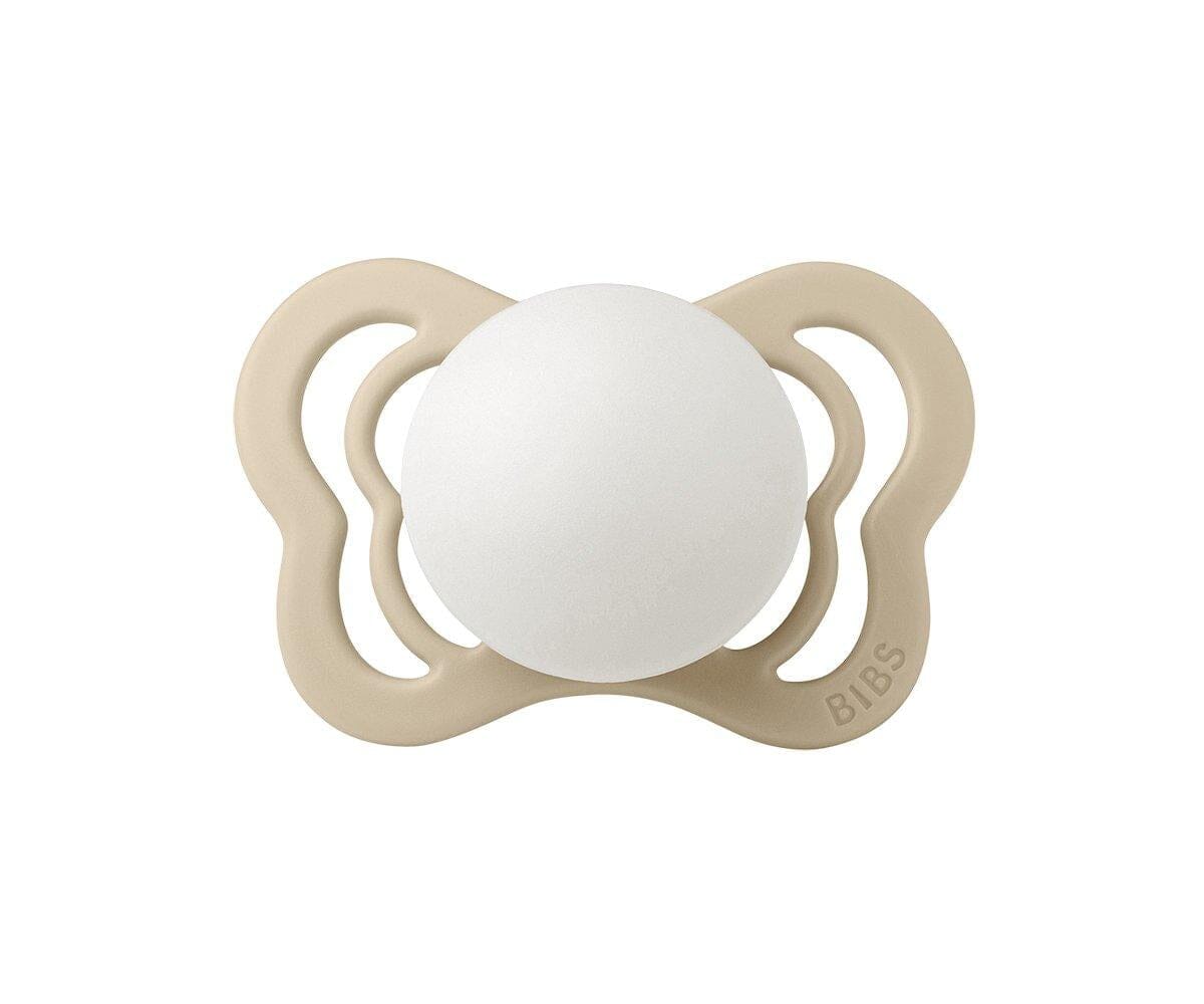 2 chupetas BIBS Couture NIGHT látex blush + vanilla BIBS