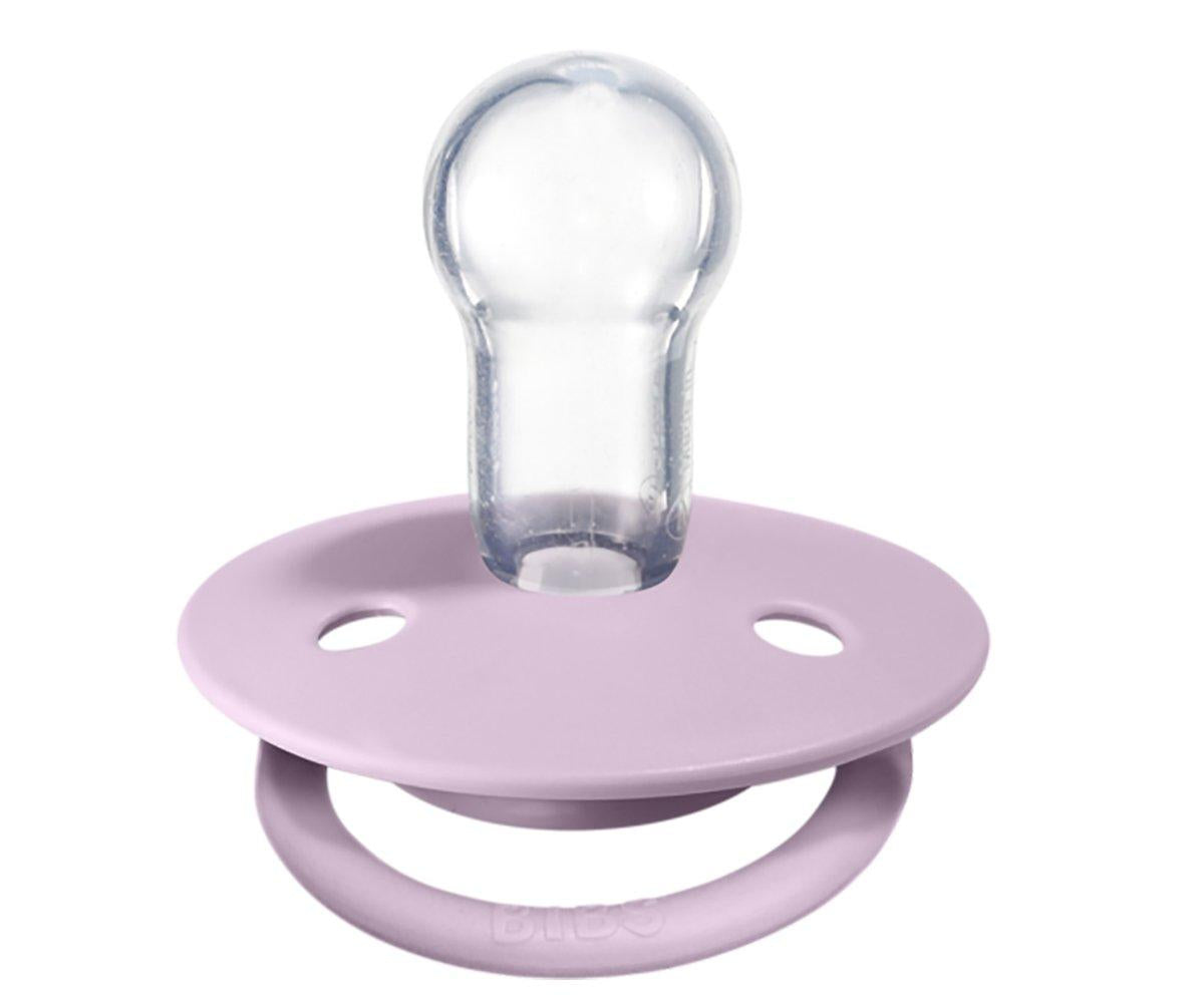 2-pack Bibs De Lux dusky lilac | heather one size Pacifier BIBS