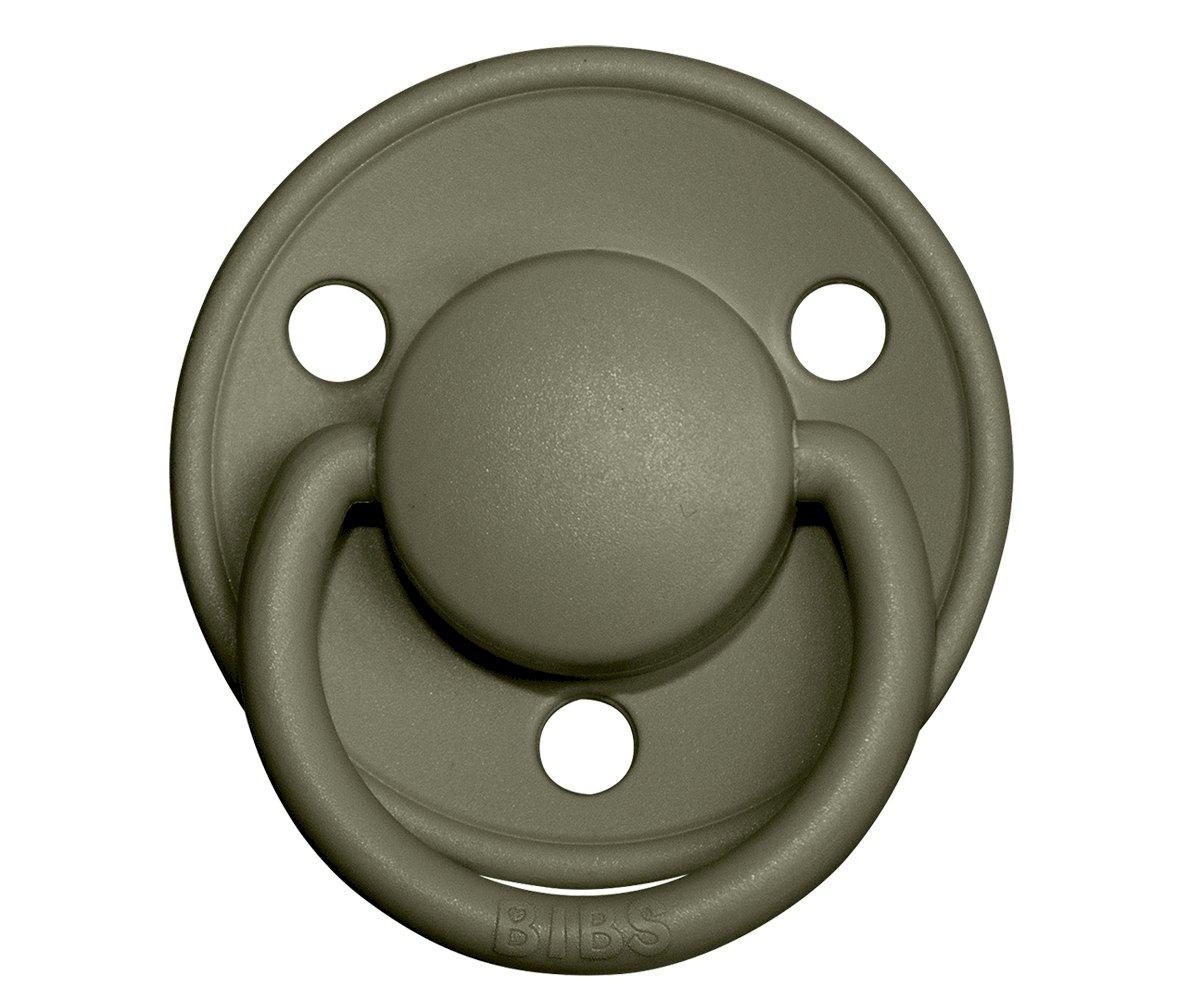 2-pack Bibs De Lux sage | hunter green one size Pacifier BIBS