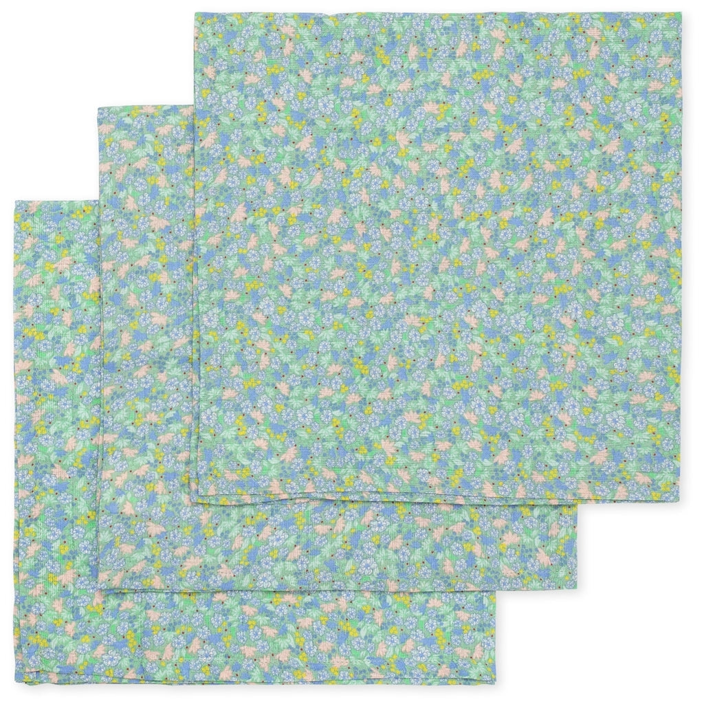 3 pack muslin cloth - midsummer Konges sløjd Muslin Konges sløjd