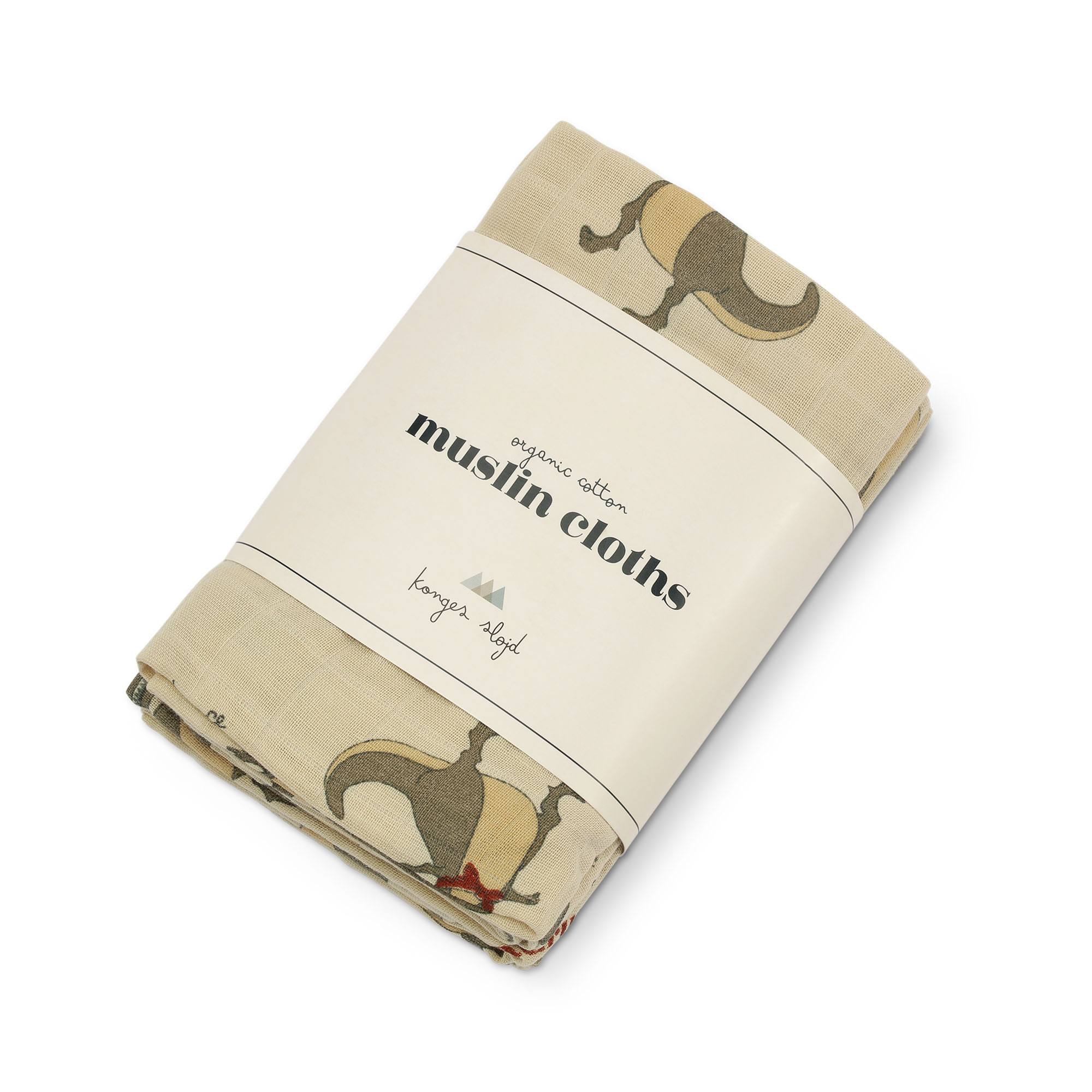 3 musselinas dansosaurus Muslin Konges sløjd