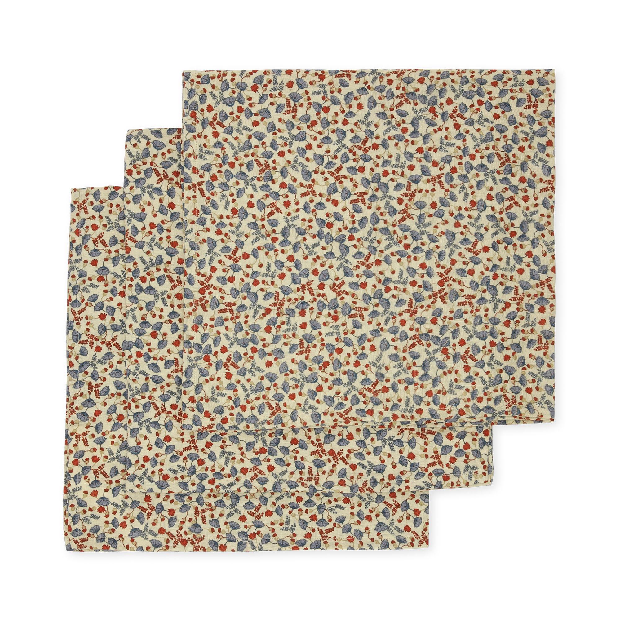 3 musselinas marche de fleur Muslin Konges sløjd