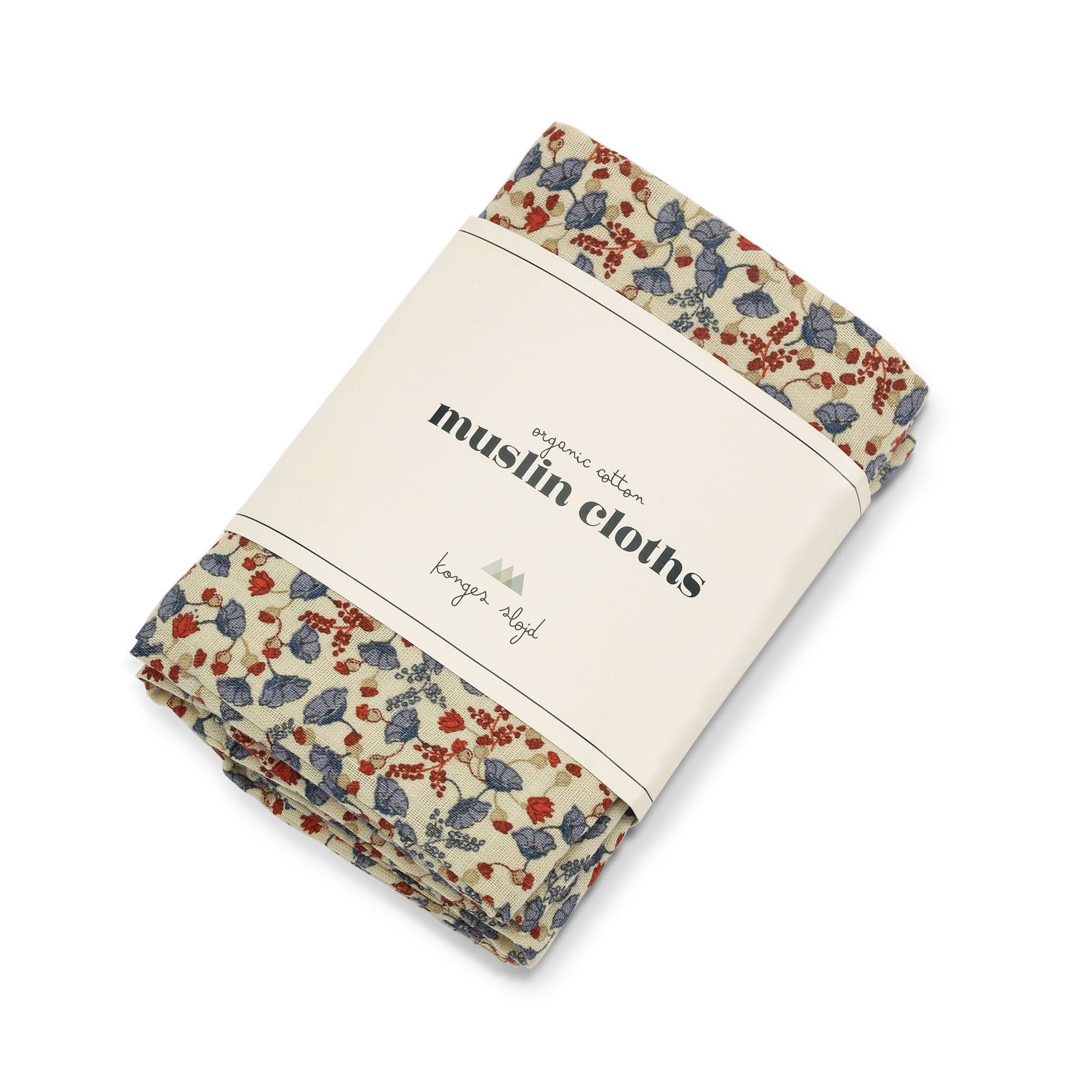 3 musselinas marche de fleur Muslin Konges sløjd