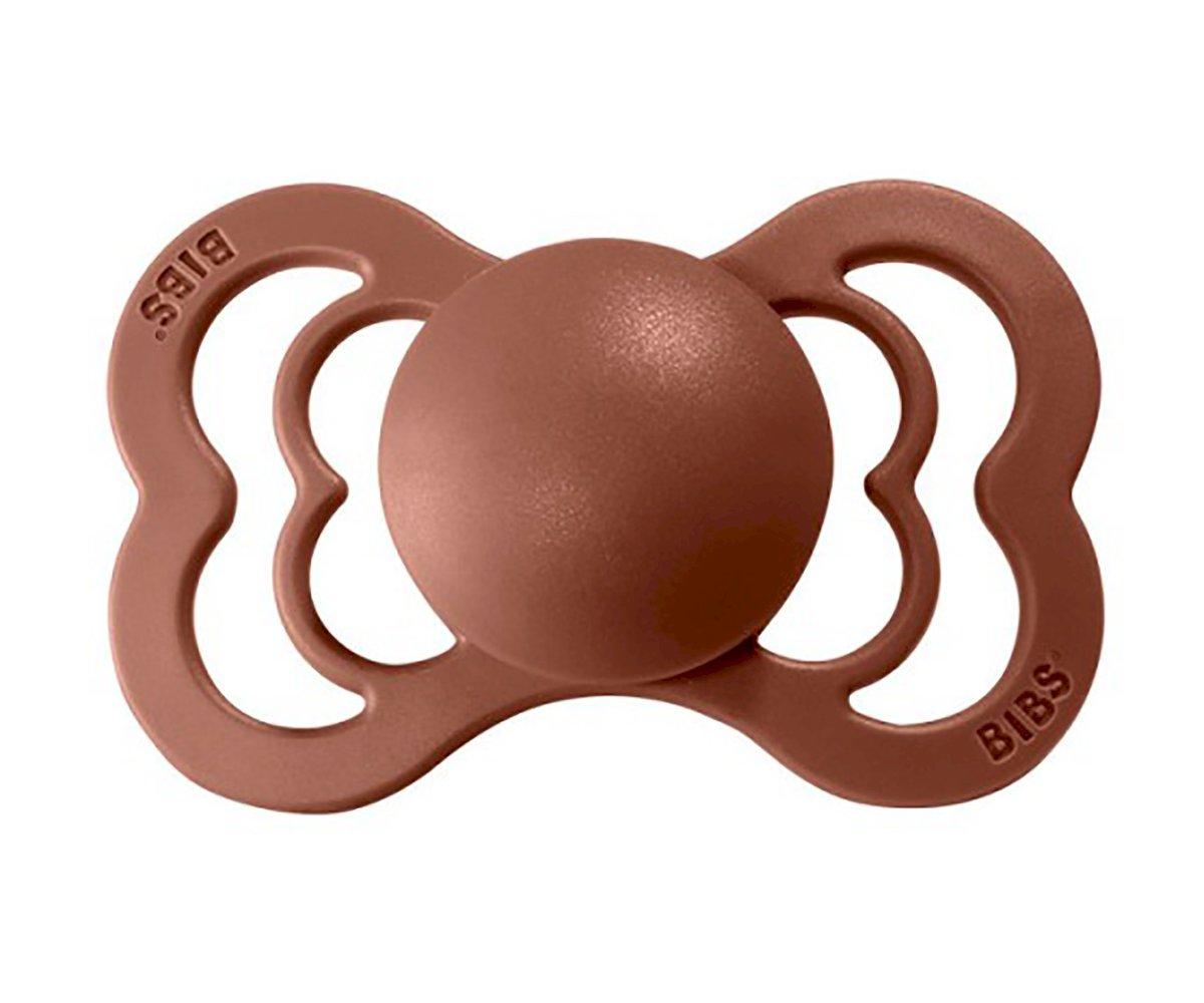 2-pack BIBS Supreme pacifier silicone blush | woodchuck Pacifier BIBS