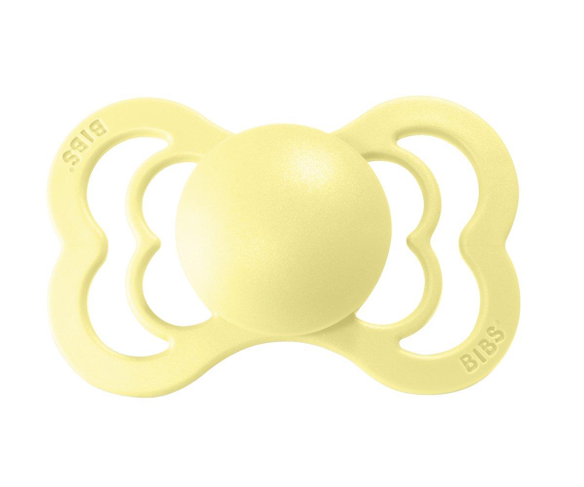 2-pack BIBS Supreme pacifier silicone peach sunset | sunshine Pacifier BIBS