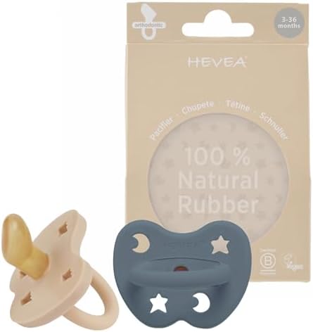 2 chupetas ortodônticas látex sand | gorgeous grey 3-36 M