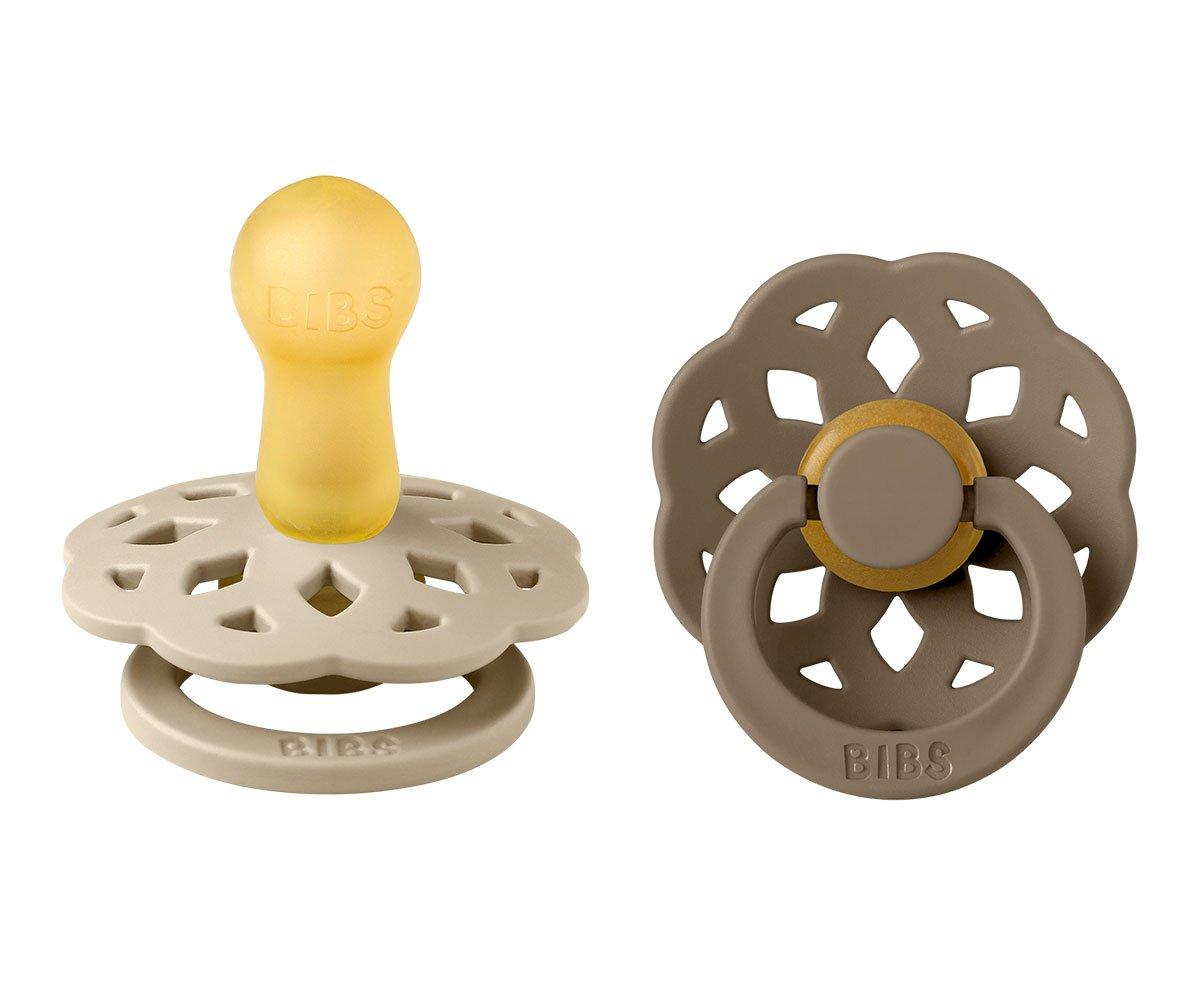 BIBS pacifier 2-pack Boheme vanilla dark oak Pacifier BIBS