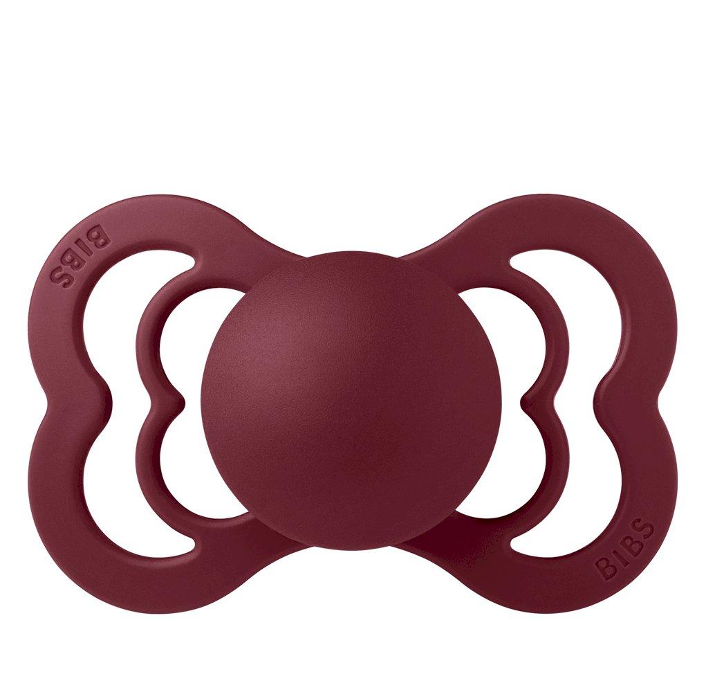 2-pack BIBS Supreme pacifier silicone plum | elderberry Pacifier BIBS