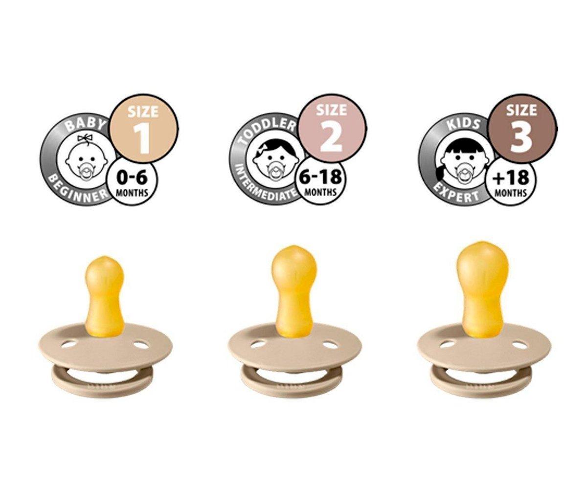 BIBS colour 2-pack pacifier blossom | dusky lilac Pacifier BIBS