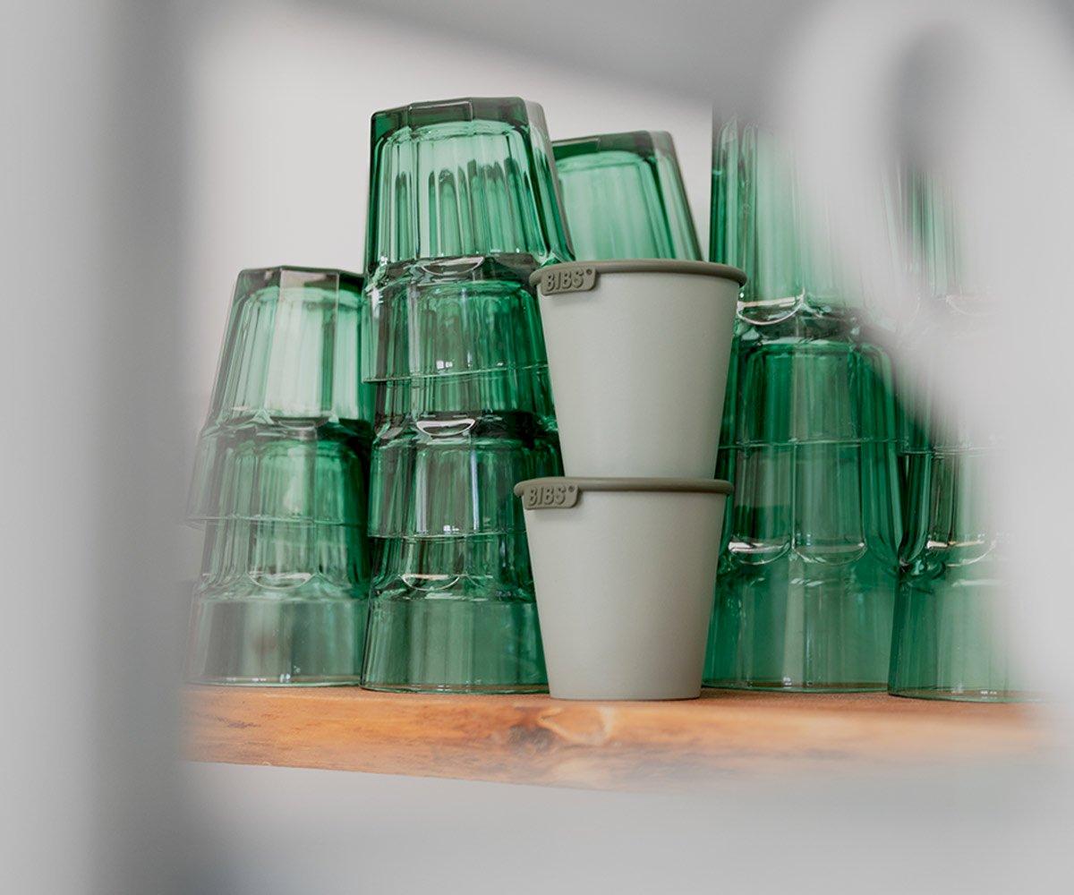 2 copos BIBS blush dinnerware BIBS