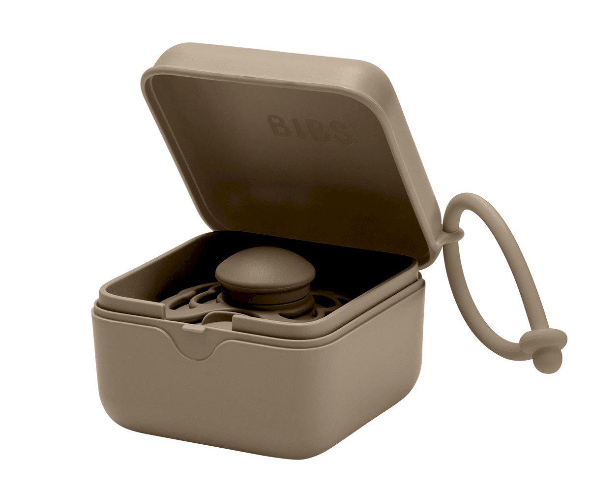 Caixa p/ chupetas dark oak pacifier case BIBS