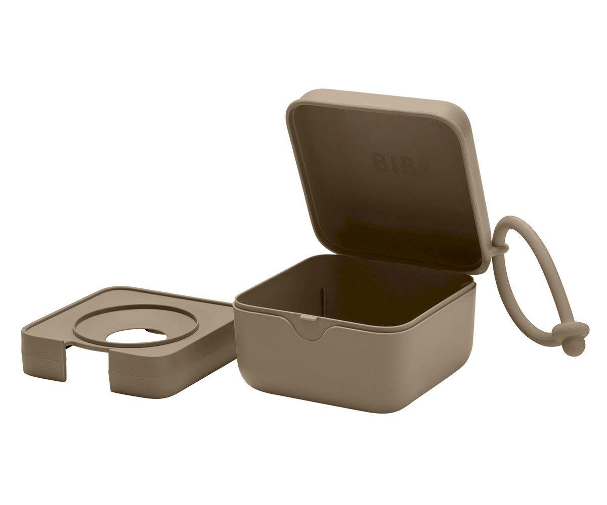 Caixa p/ chupetas dark oak pacifier case BIBS