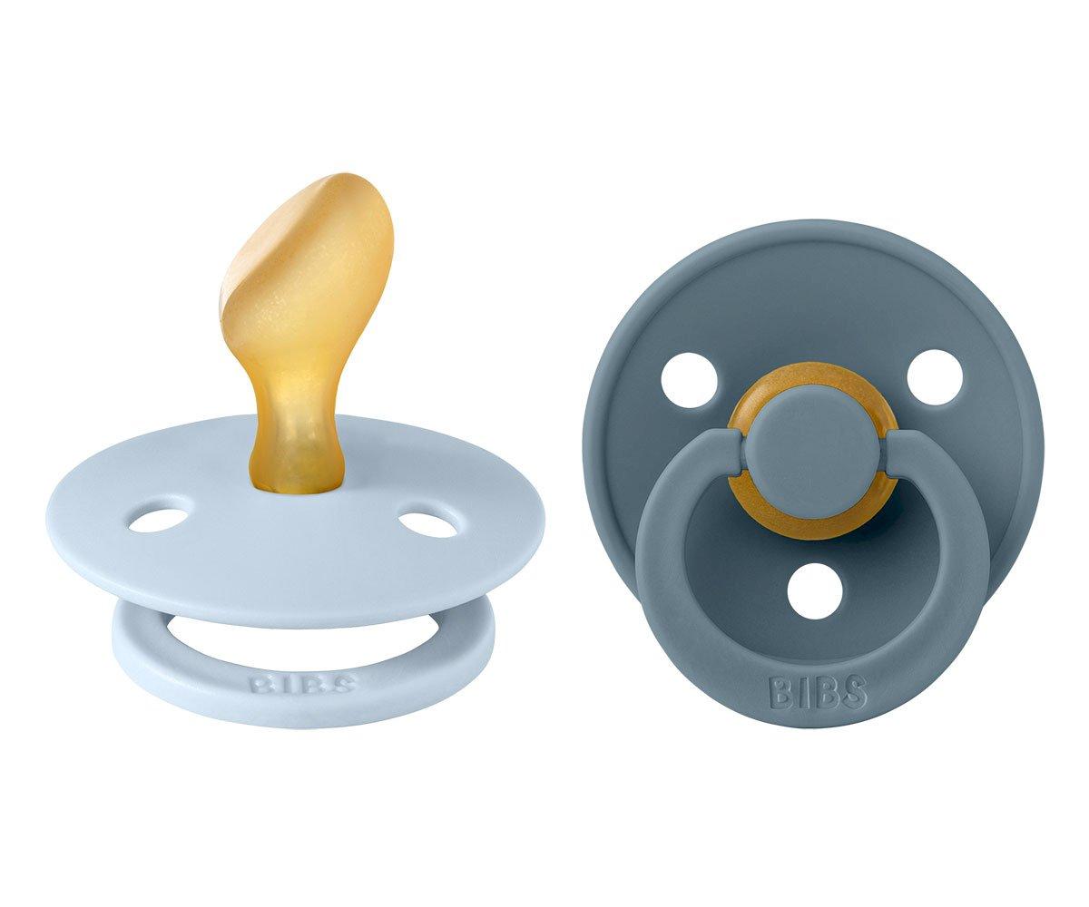2 Chupetas BIBS Colour anatómica baby blue | petrol pacifier BIBS