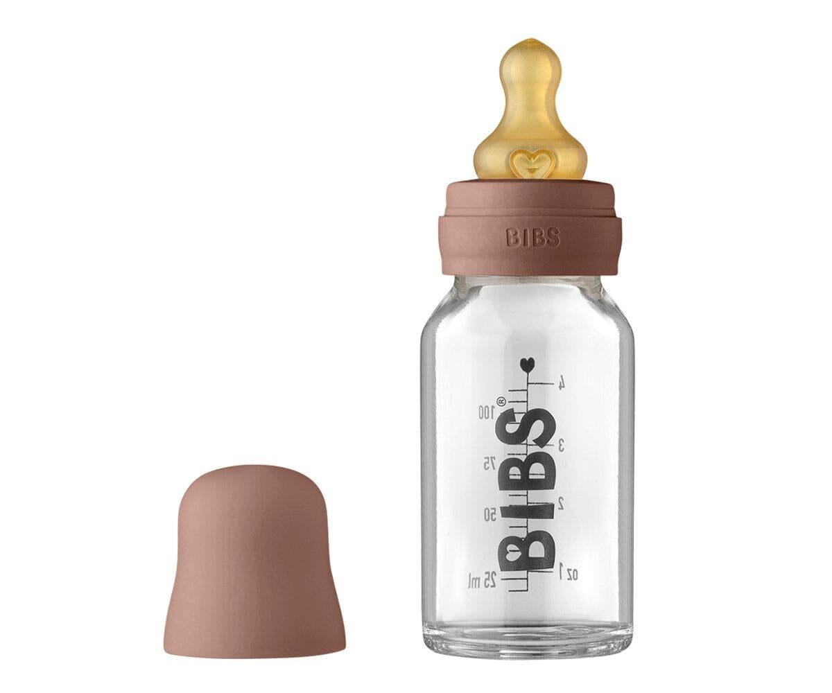 Biberão de vidro 110 ml + conjunto woodchuck BIBS Biberão BIBS