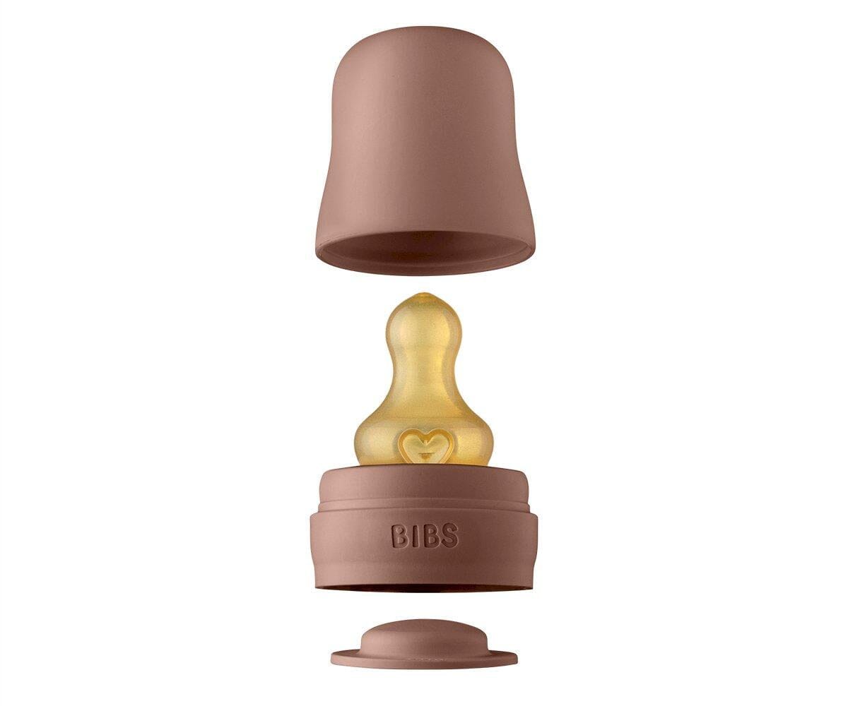 Biberão de vidro 110 ml + conjunto woodchuck BIBS Biberão BIBS