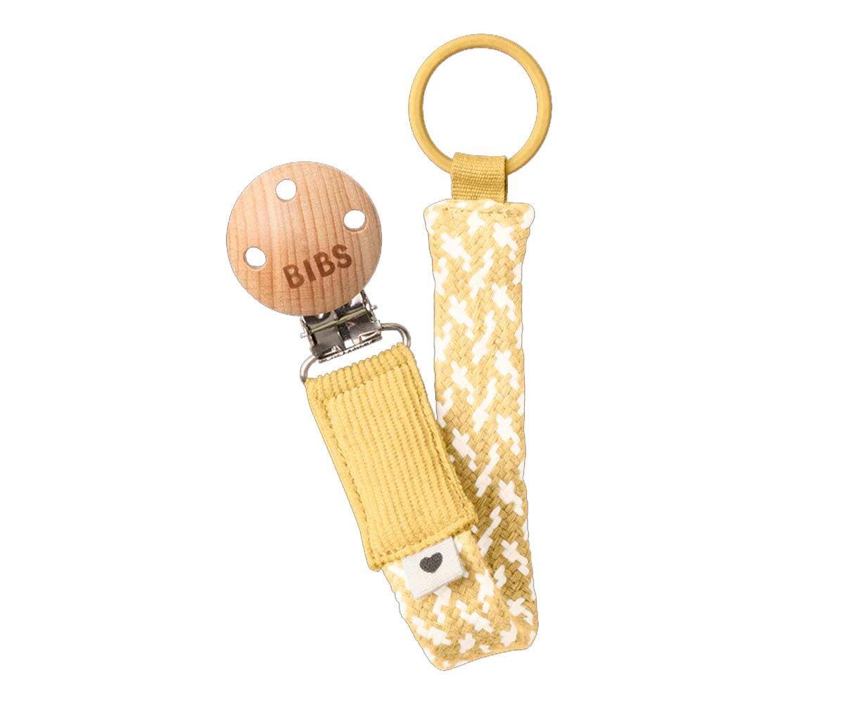 Porta-chucha pale butter/ivory BIBS pacifier clip Bibs