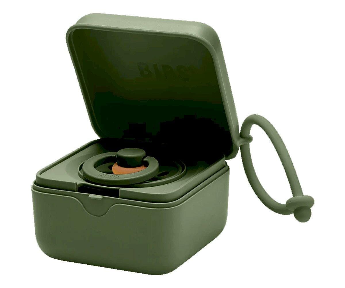 Caixa p/ chupetas hunter green pacifier case BIBS