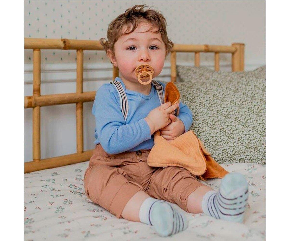 Doudou canguru cornflower Doudou Bibs