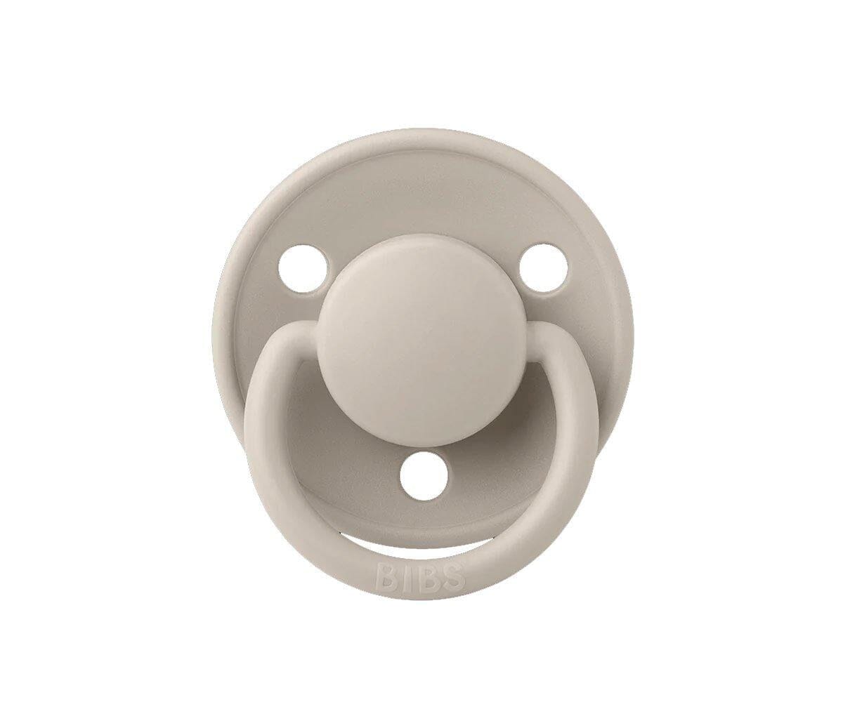 2 chupetas BIBS De Lux sand | iron Bibs