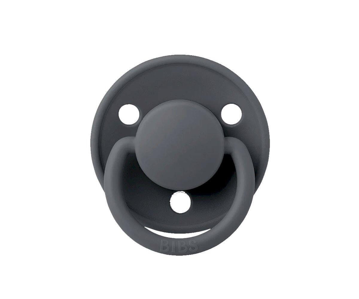 2 chupetas BIBS De Lux sand | iron Bibs