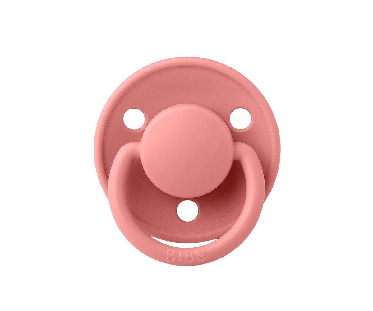 2 chupetas BIBS De Lux pale butter | dusty pink Bibs