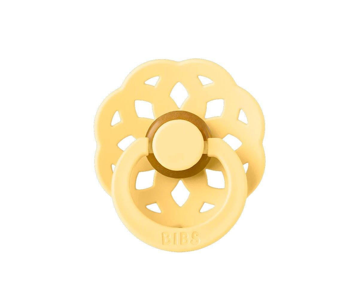 2 chupetas BIBS Boheme pale butter | dusty pink Bibs
