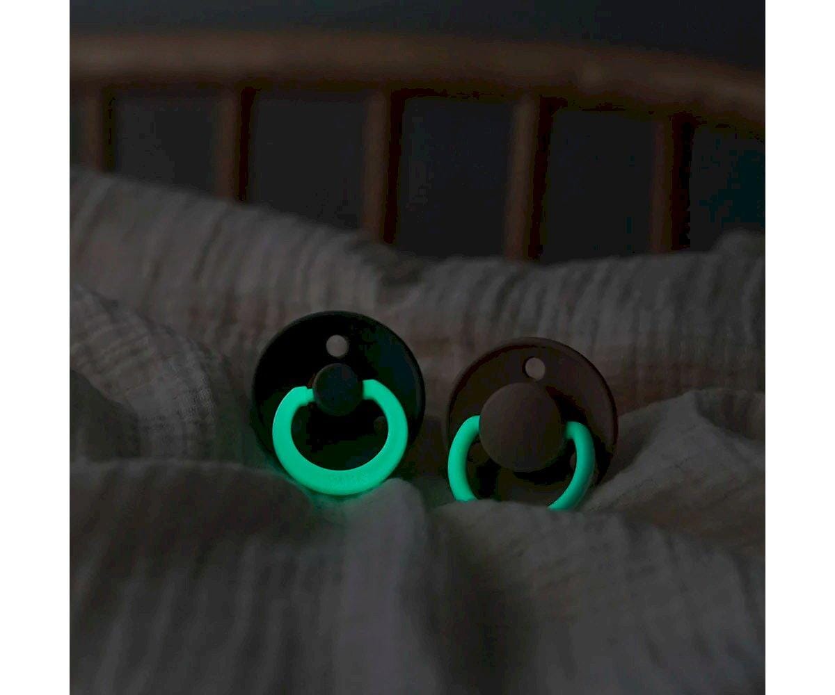 Chupetas BIBS Colour simétrica NIGHT sage | cloud pacifier BIBS