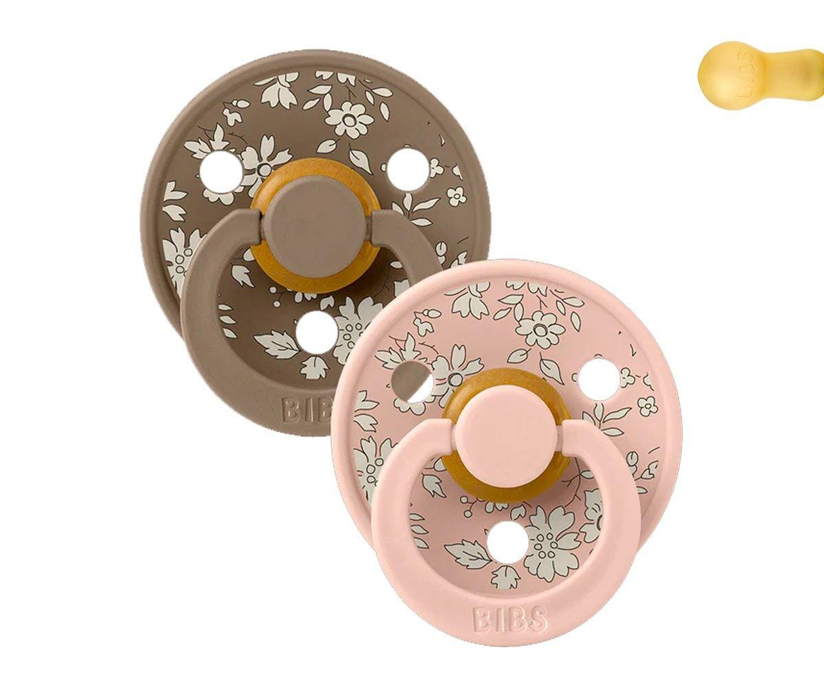 2 chupetas BIBS x Liberty Colour Capel | blush mix Bibs