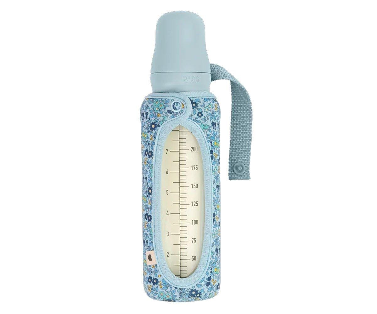 Capa biberão grande BIBS X Liberty Chamomile Lawn Baby Blue Biberão BIBS