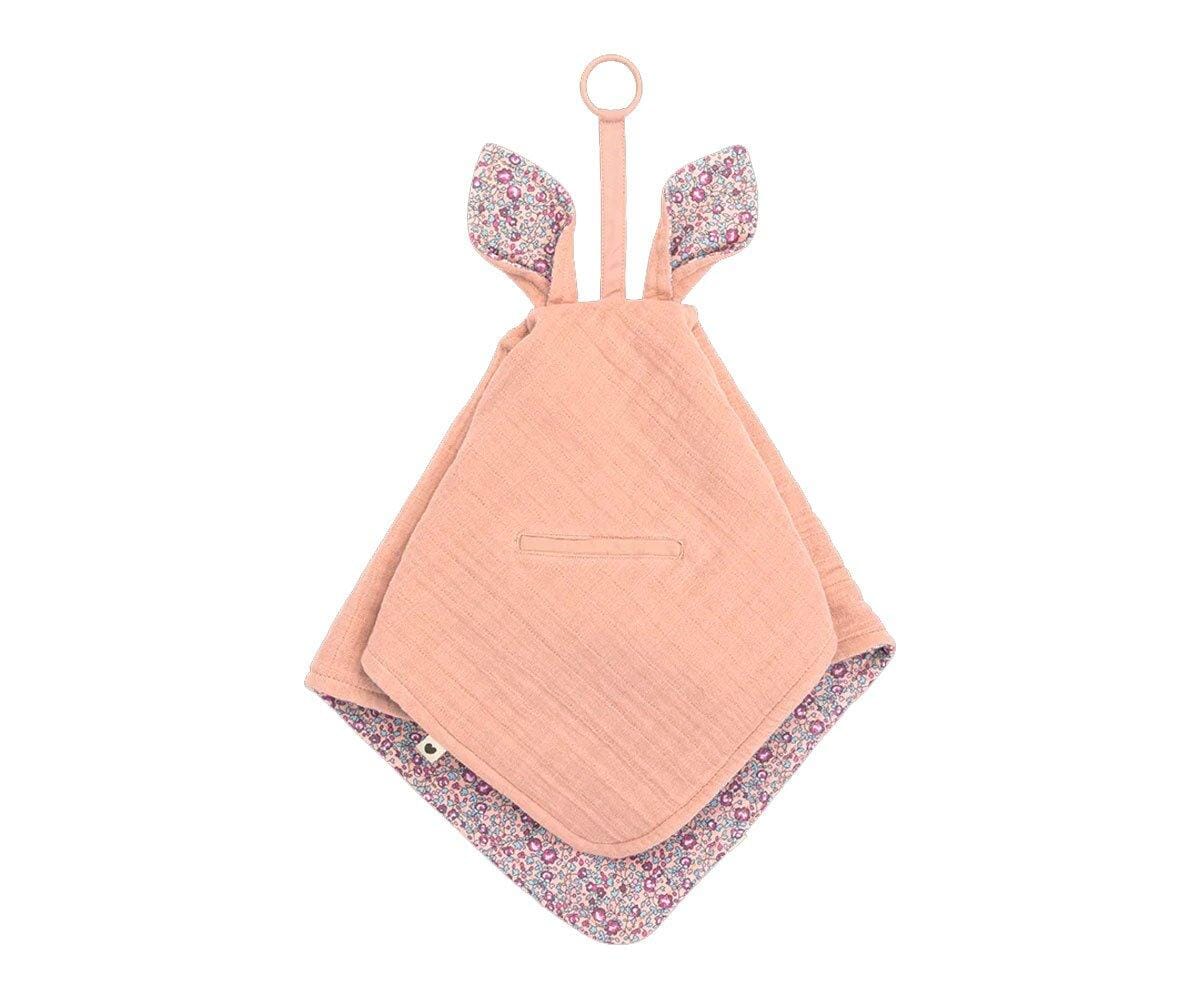 Doudou canguru BIBS X Liberty Eloise blush Doudou Bibs