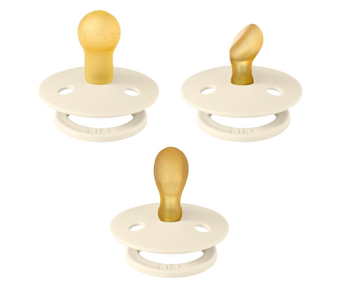 Pack try-it 3 chupetas ivory BIBS pacifier Bibs