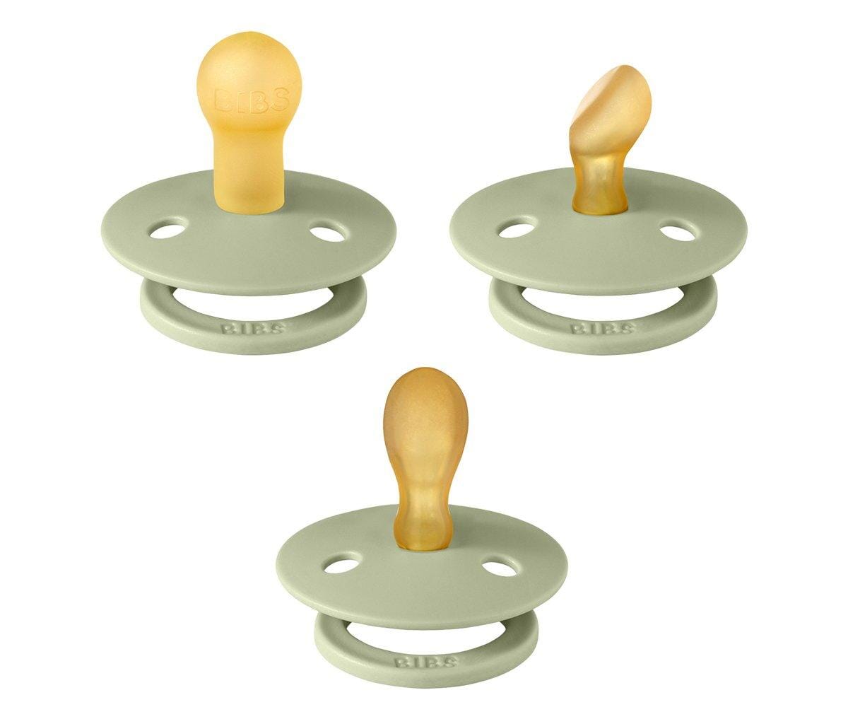 Pack try-it 3 chupetas sage BIBS pacifier Bibs